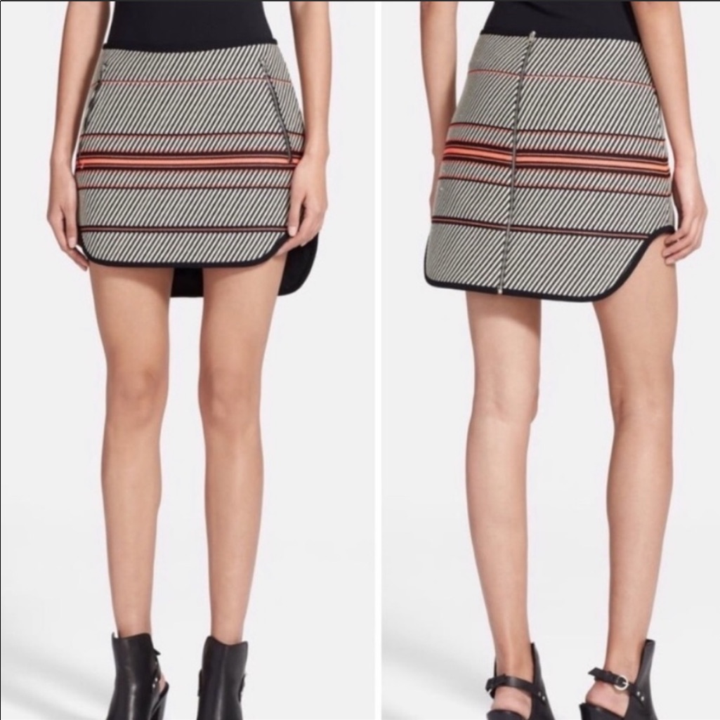 Rag & Bone Asymmetric Mini Skirt